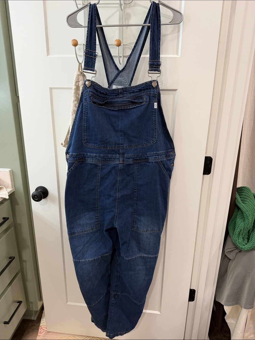 Martha Stewart Dark Blue Denim Overalls